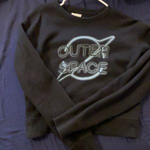 Rag & Bone women black sweatshirt size S